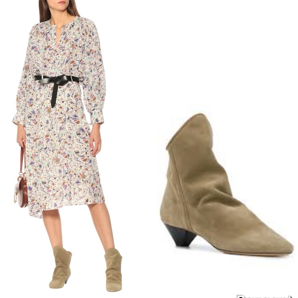 Doey Heeled Ankle Boots Size:41